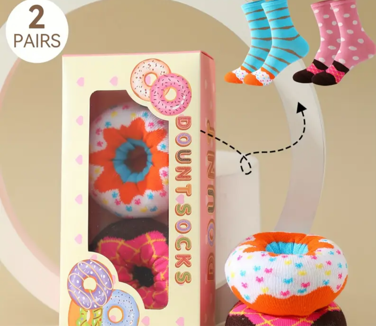Donut Sock Gift Pack