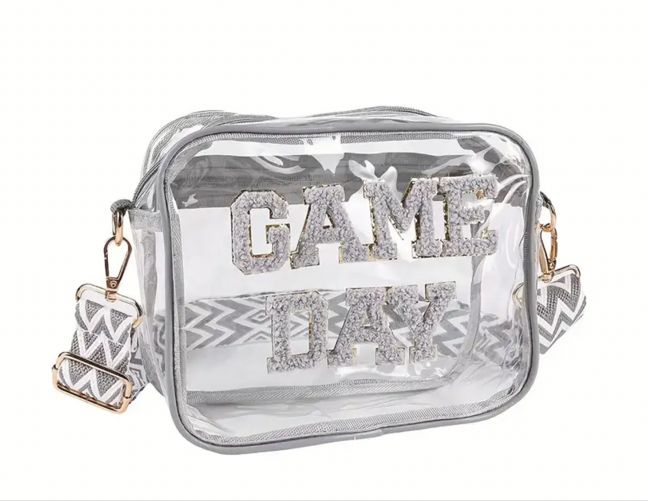 Game Day Clear Plexi Crossbody Bag