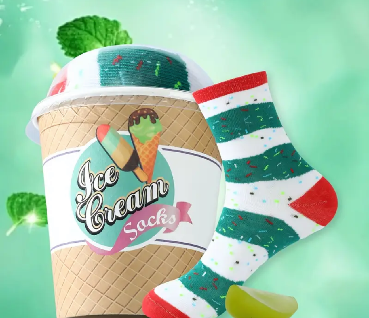 Ice Cream Sock Giftset