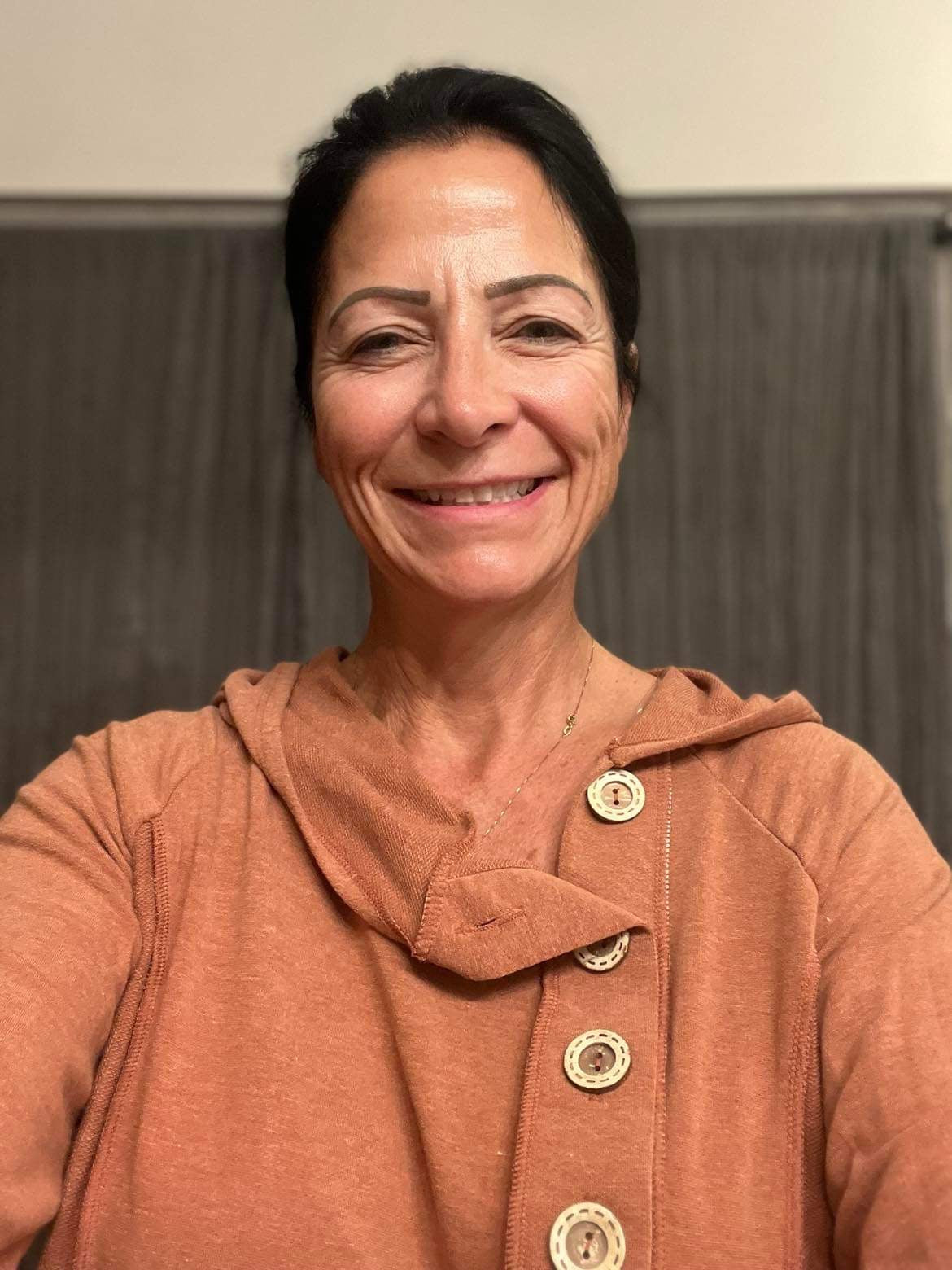 Plus Long Sleeve Button Down Hoodie