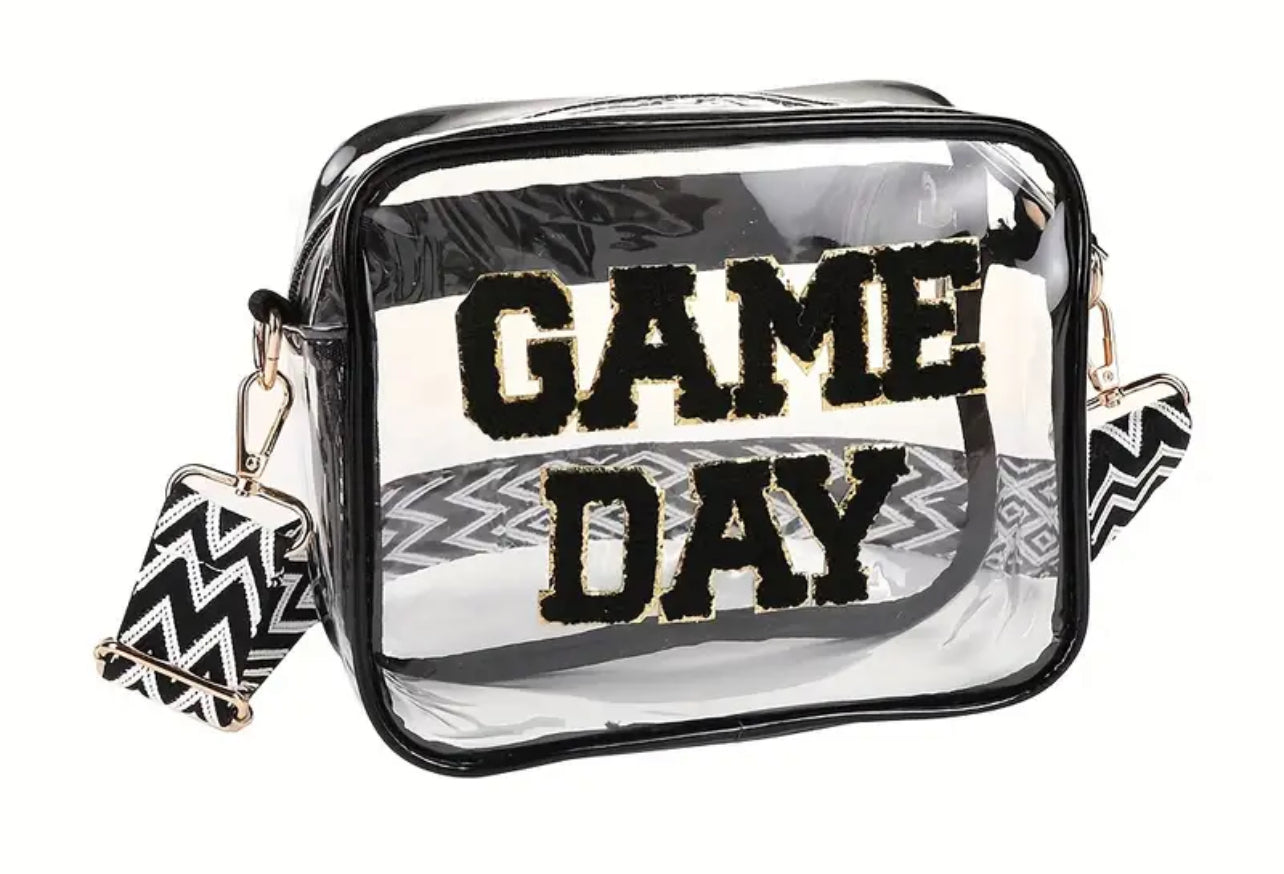 Game Day Clear Plexi Crossbody Bag