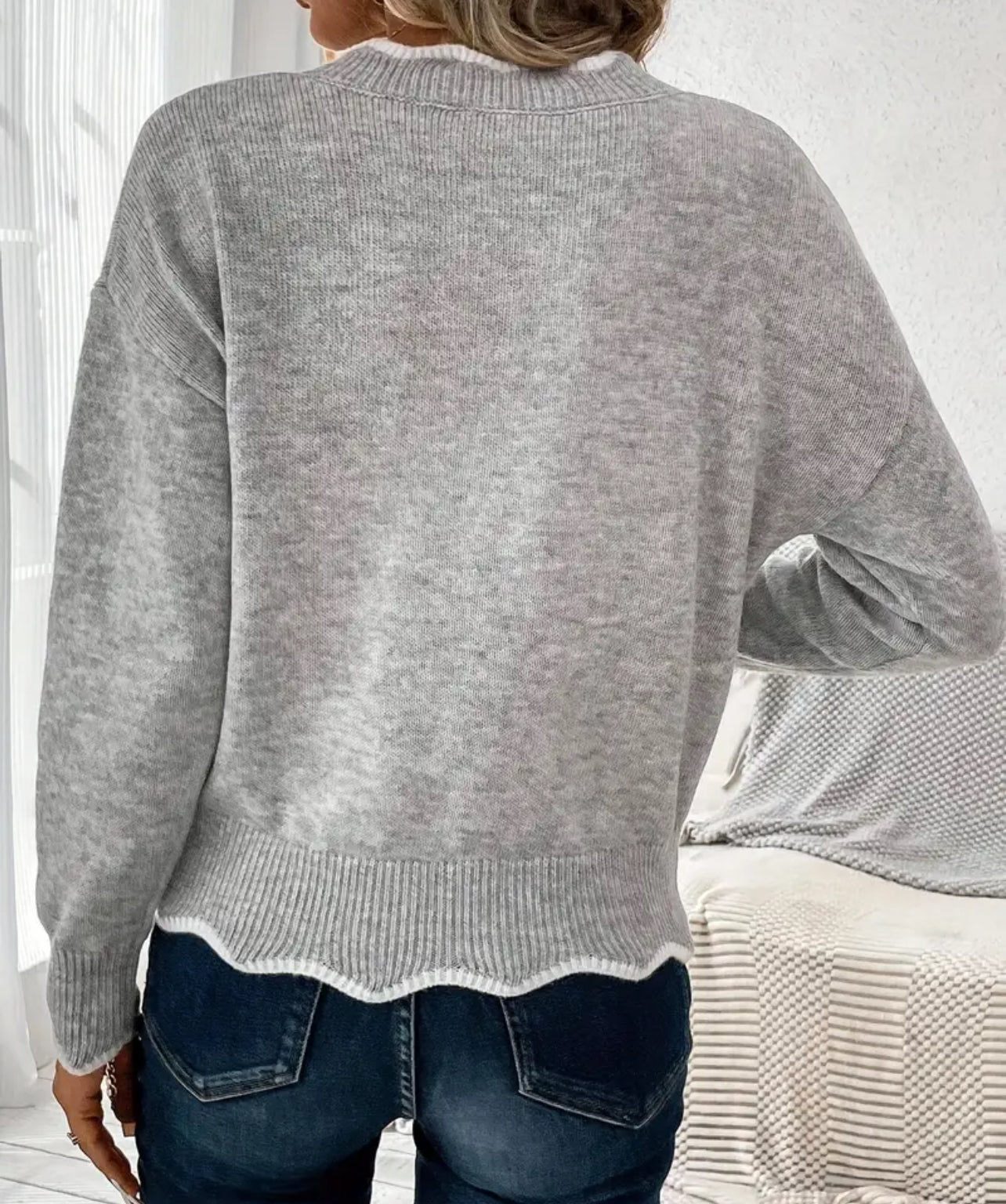 Minimalist Ultra Soft V Neck Sweater