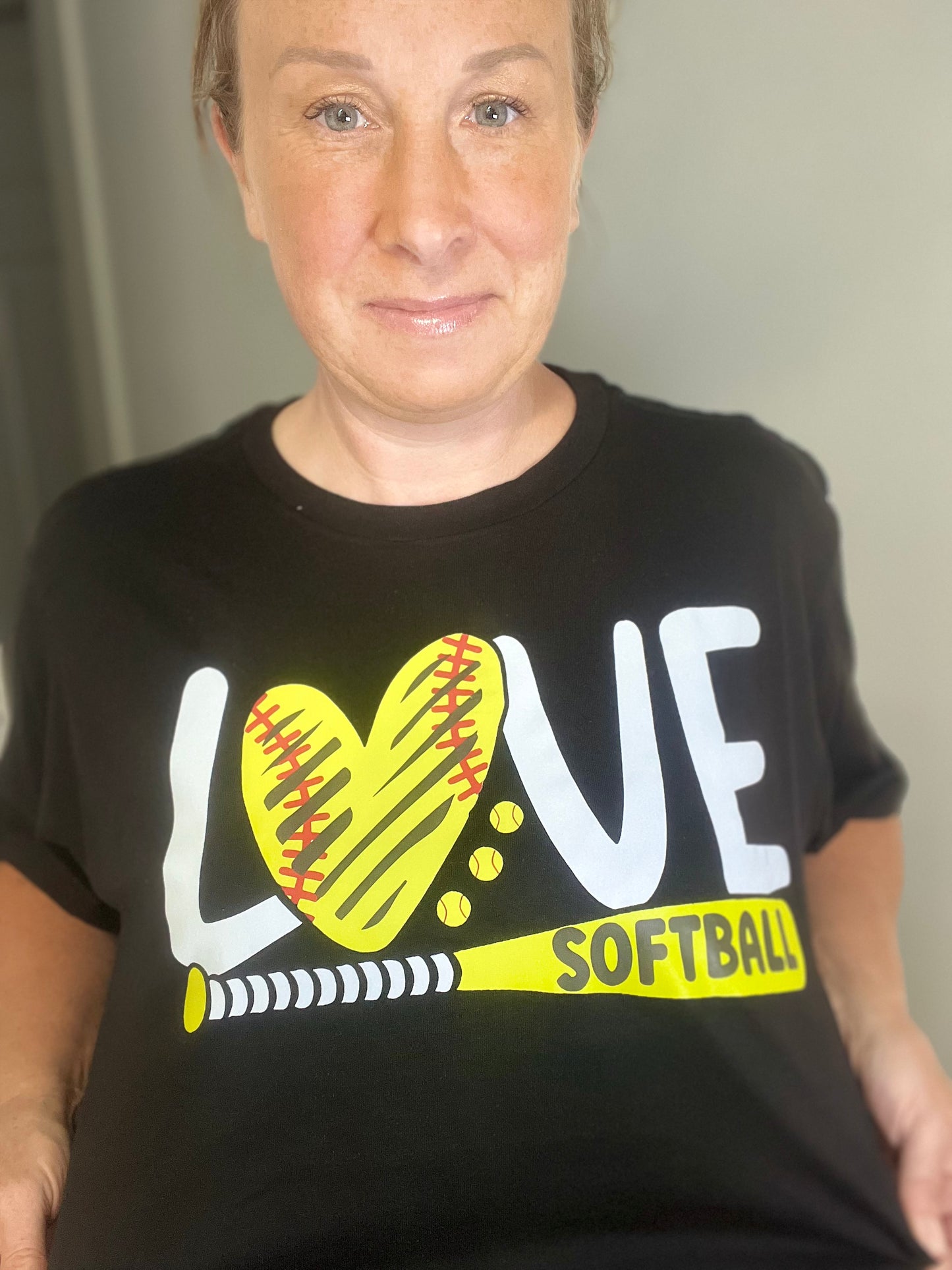 Softball Love Graphic Tee