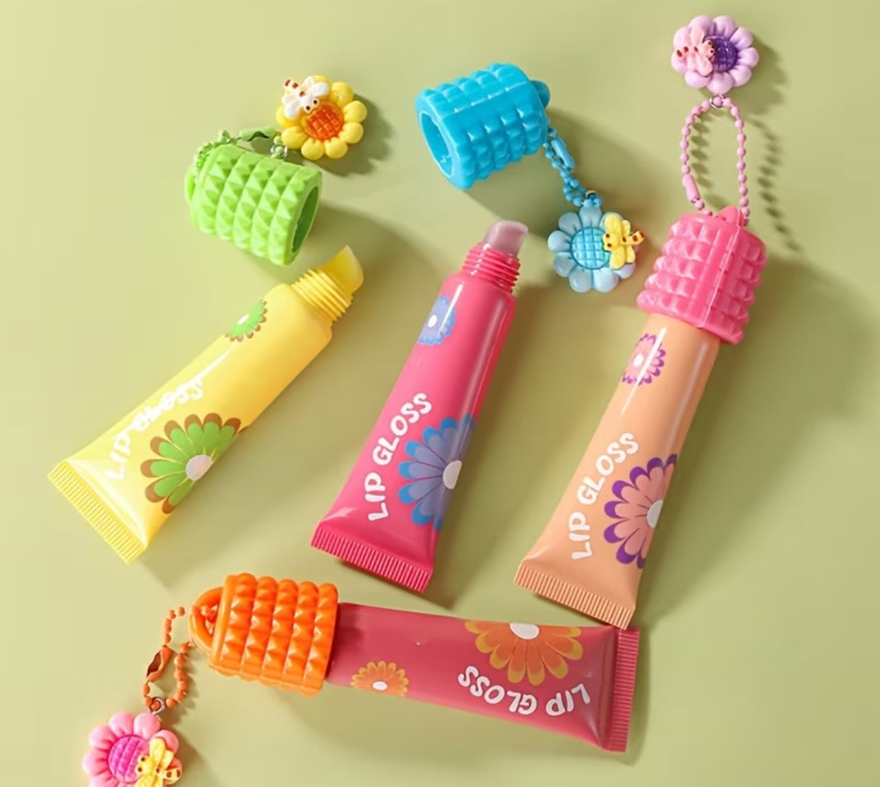 Flower Power Charm Lip Gloss
