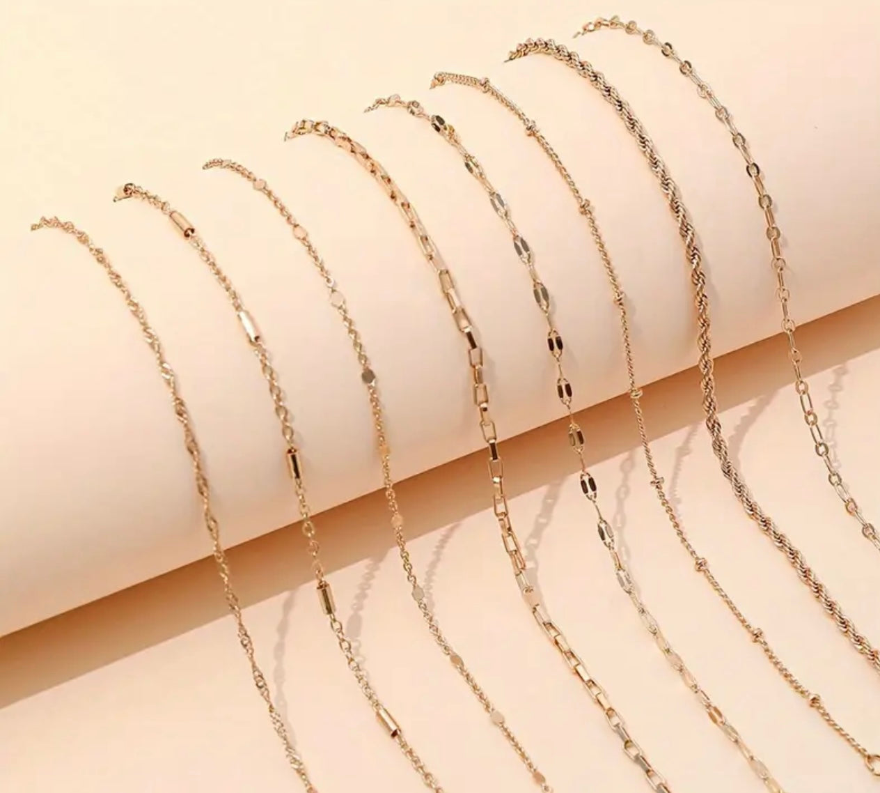 Delicate Thin Chain Stackable Bracelet