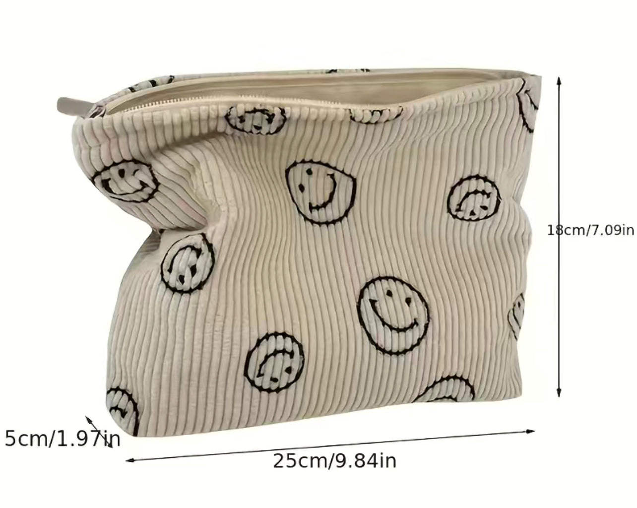 Smiley Cosmetic Bag