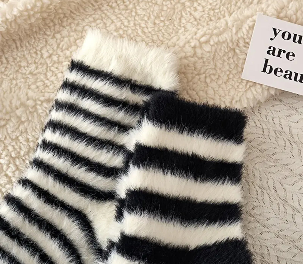 Perfect Winter Fuzzy Socks
