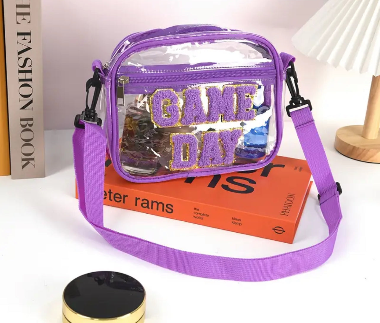 Game Day Clear Plexi Crossbody Bag