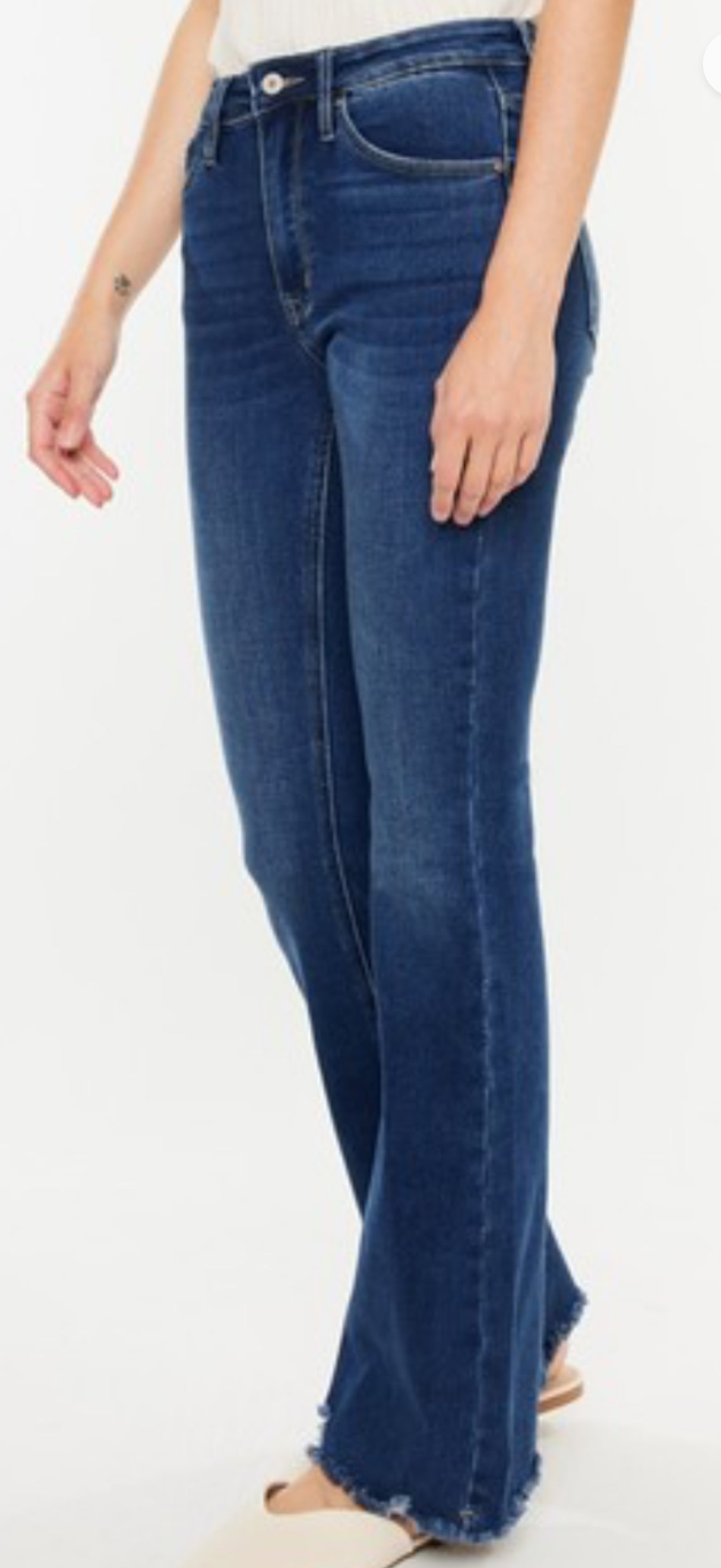 KanCan Dark High Rise Boot Cut Jean