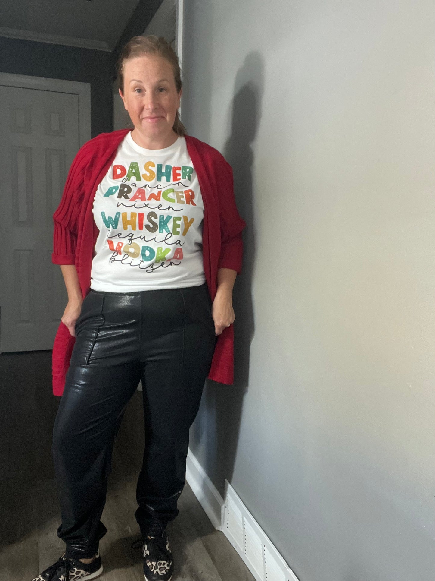 Reindeer and their cocktails Graphic tee