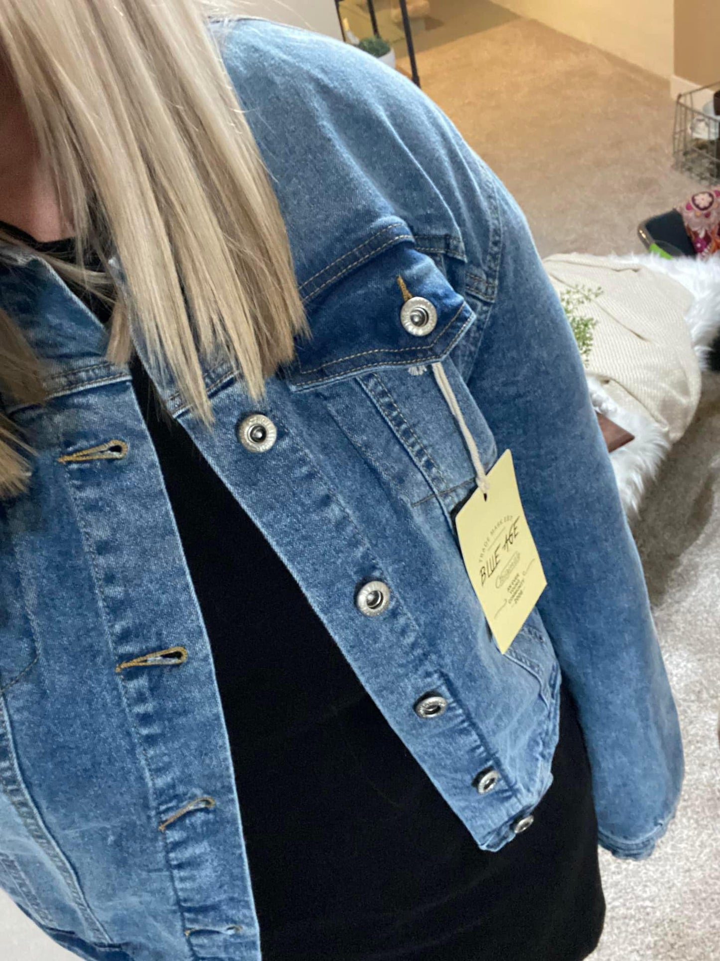 Maggie Plus Traditional Denim Jacket