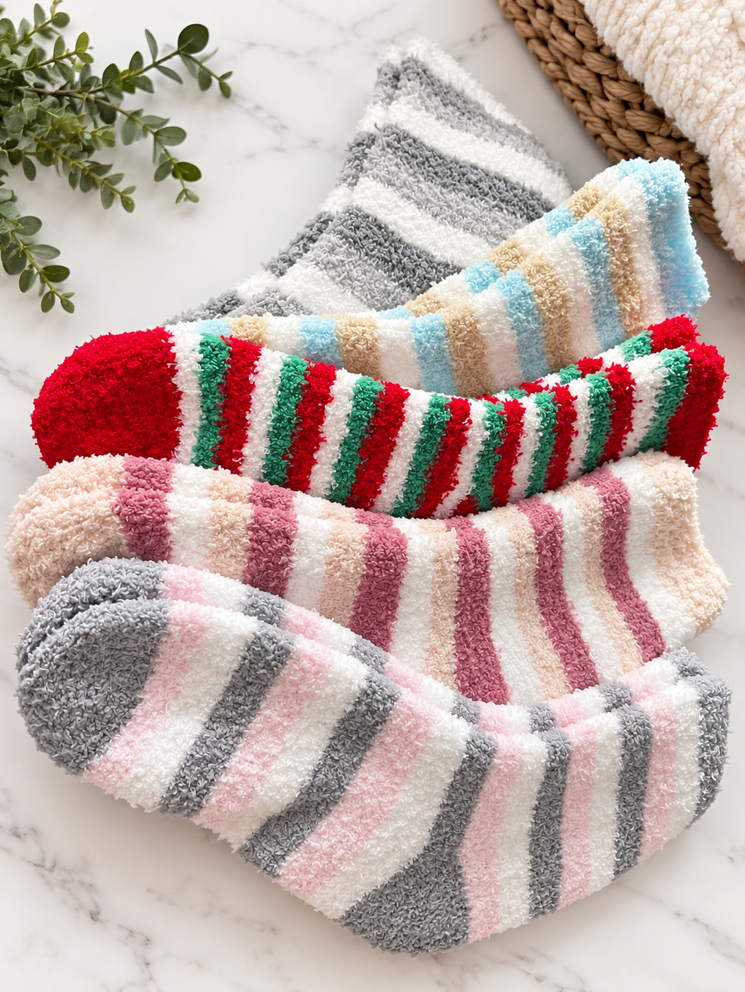 Happy Feet Fuzzy Cloud Socks
