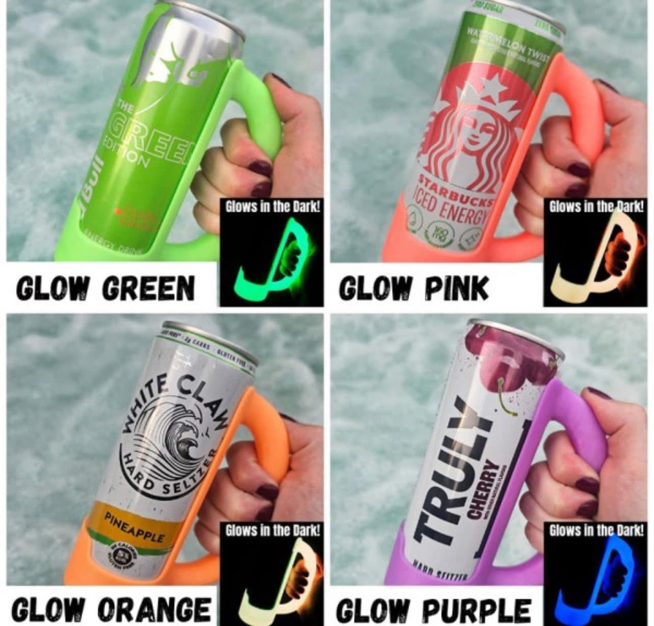 Hard Silicone Slim Can Holder