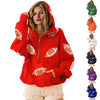 Glitter in the End Zine Sequin Football Oversized Hoodie