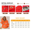 Glitter in the End Zine Sequin Football Oversized Hoodie