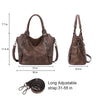Throw it all in Vegan Leather Laptop Tote Bag