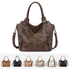Throw it all in Vegan Leather Laptop Tote Bag