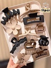 Whole Lot of Hair Matte Hair Claw Set