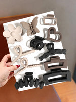 Whole Lot of Hair Matte Hair Claw Set