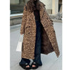Leopard on the Loose Wool Blend Trench Coat