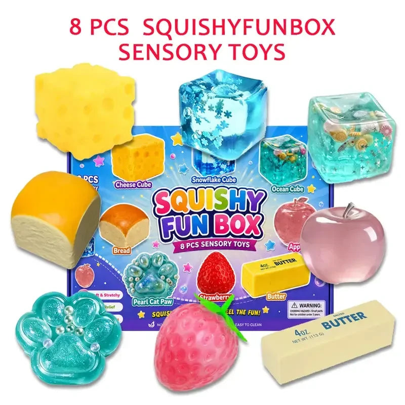 Box o Squish Sensory Fidget Toy Set