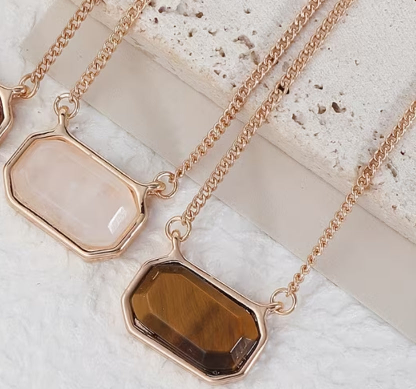 Eye of the Tiger Stone Necklace