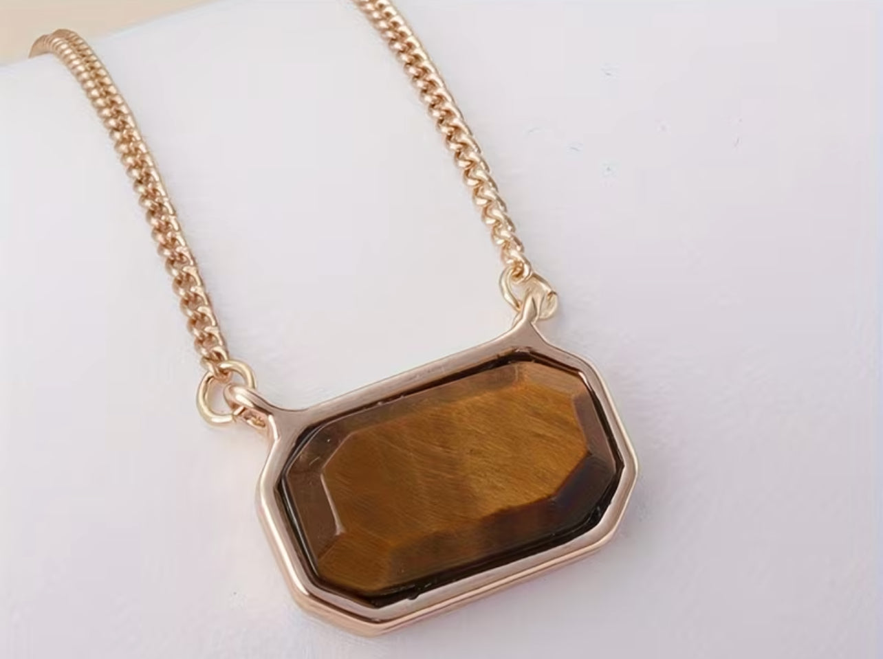 Eye of the Tiger Stone Necklace