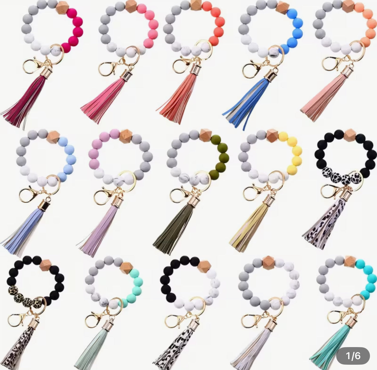 Silicone Bead Wristlet