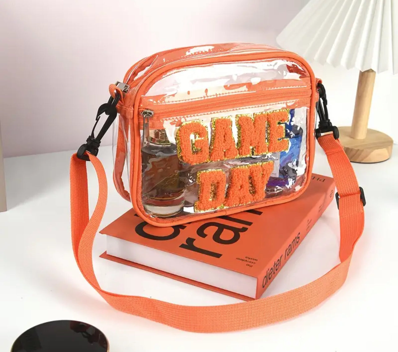 Game Day Clear Plexi Crossbody Bag