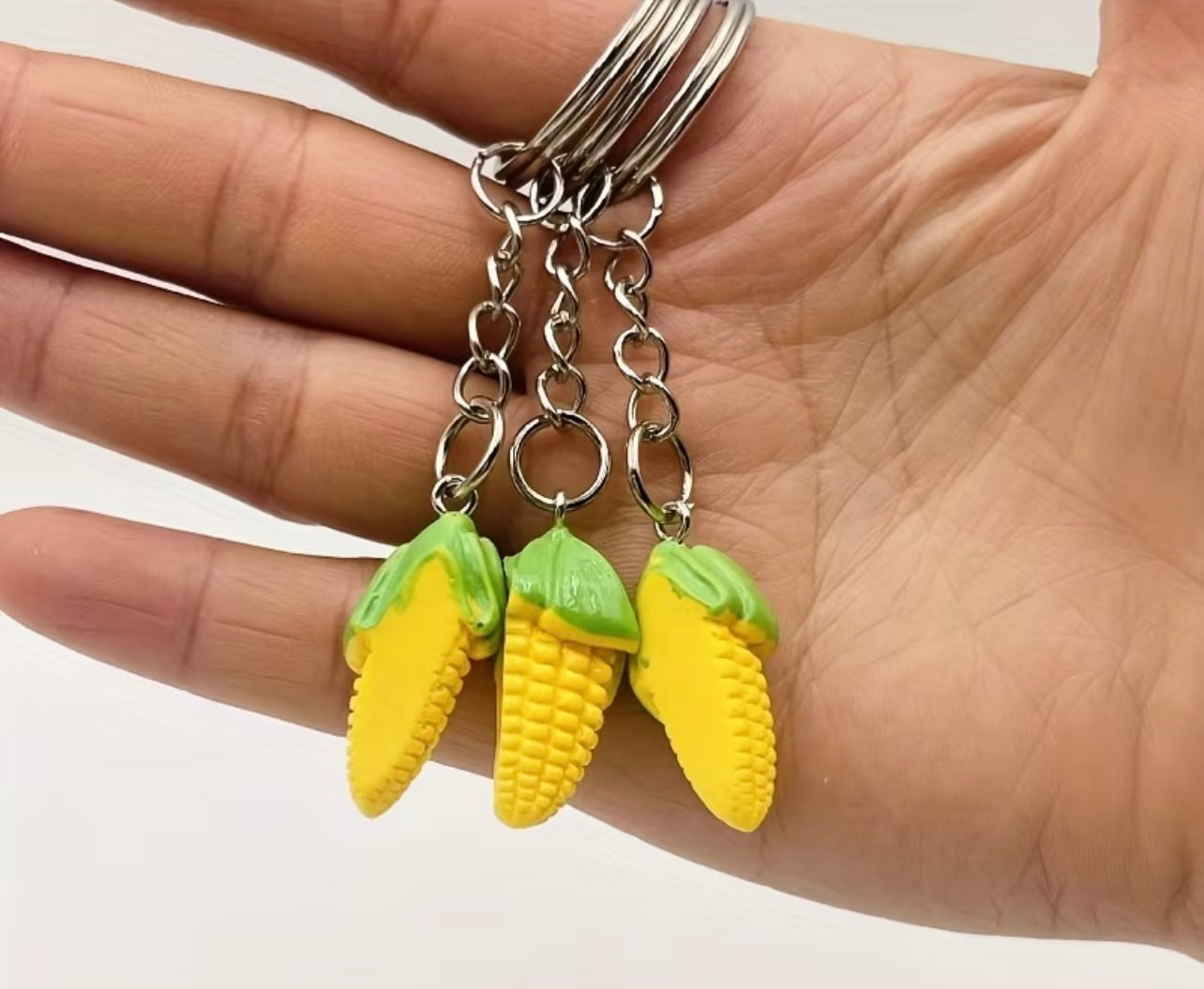 Corn Cob Keychain