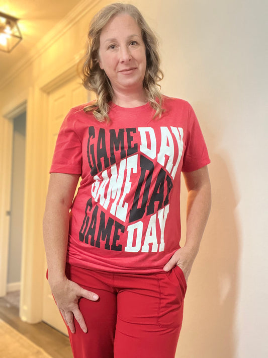 Slant Graphic Game Day Tee