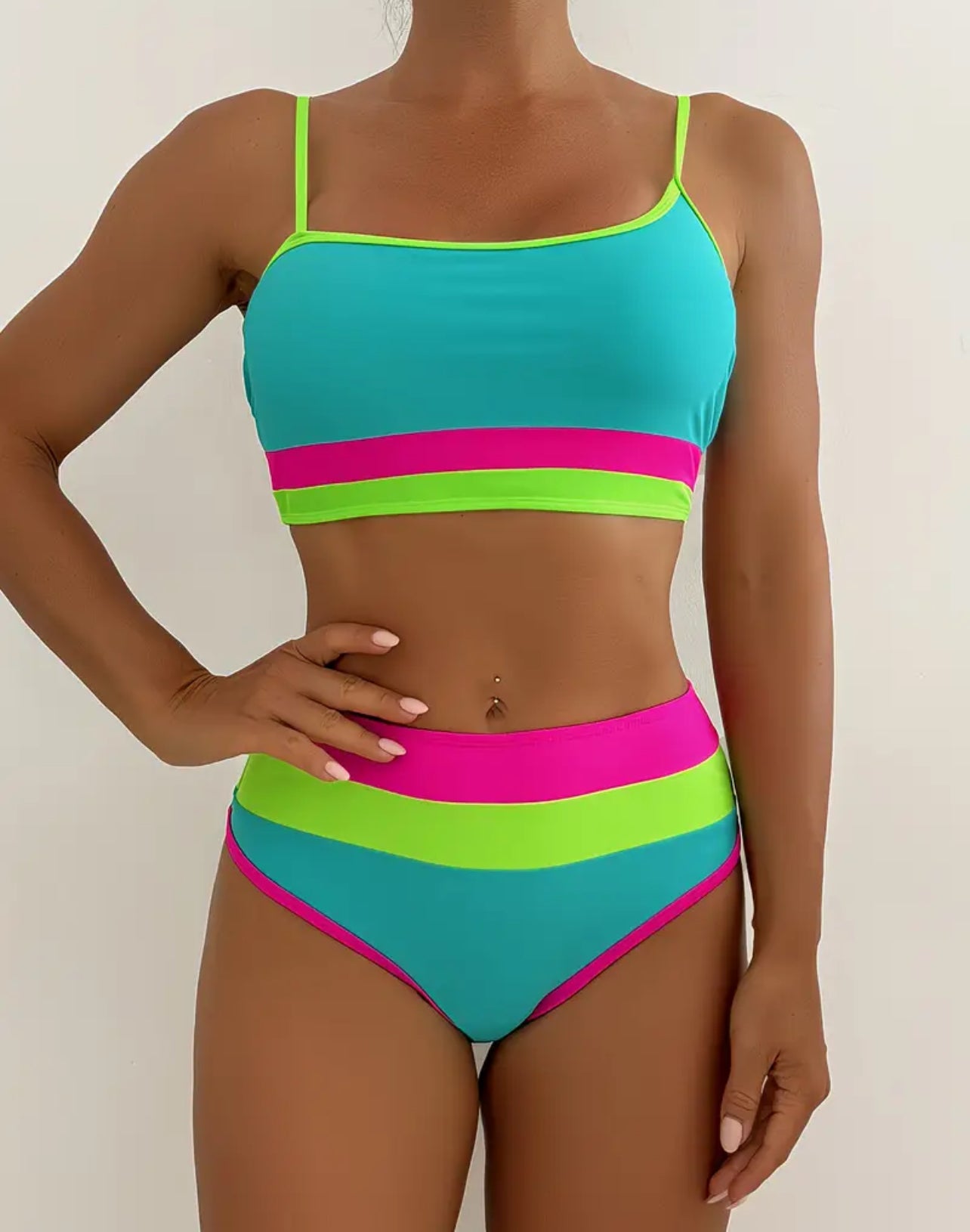 You Spin Me Round Asymmetrical Bikini