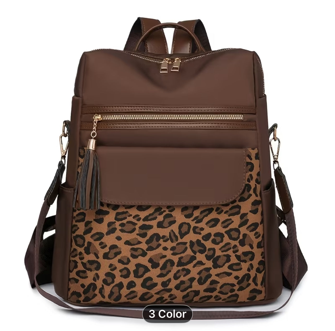 Work It Out Leopard Backpack