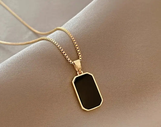 Square Pendant Necklace