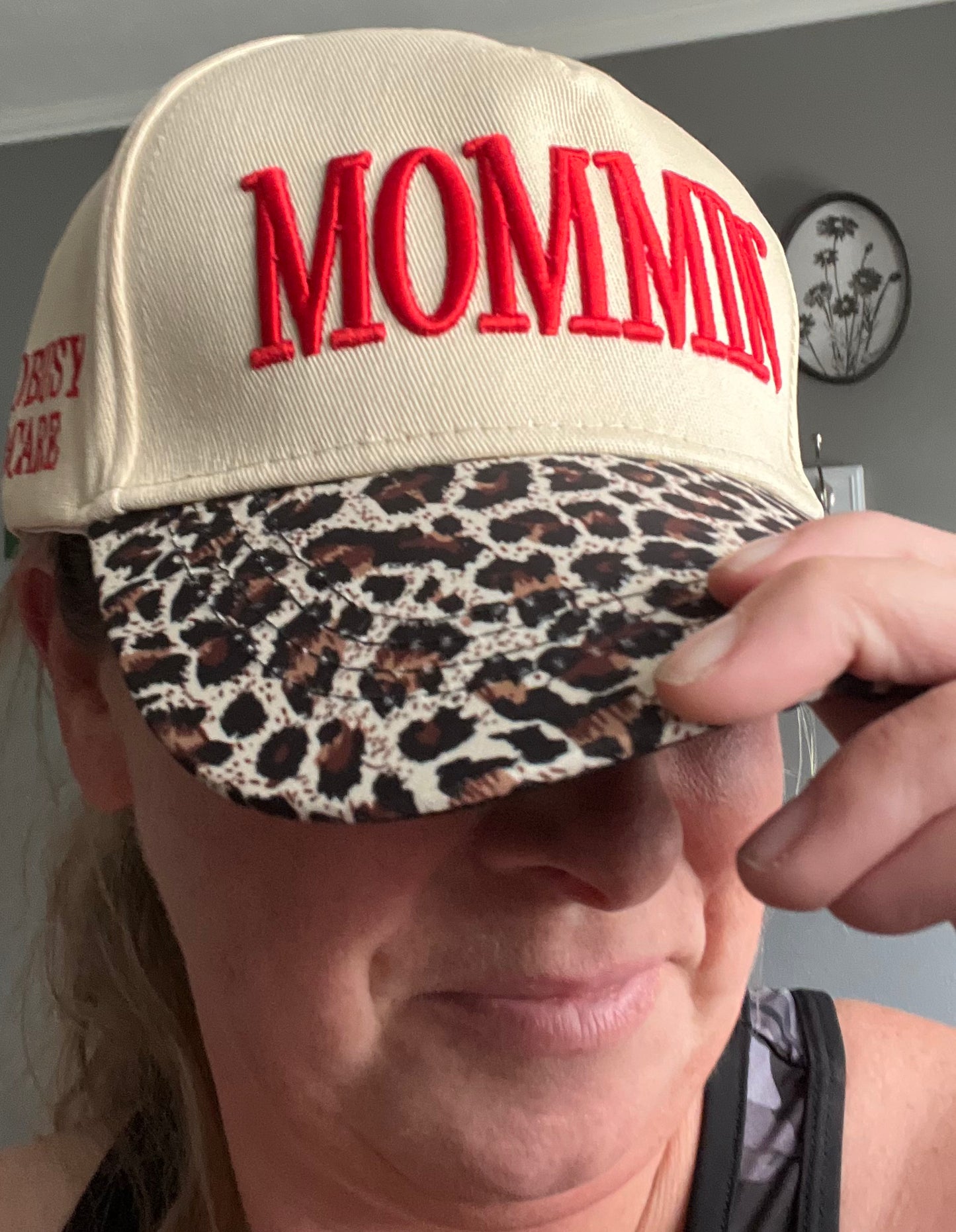 “Mommin” Embroidered Trucker Cap