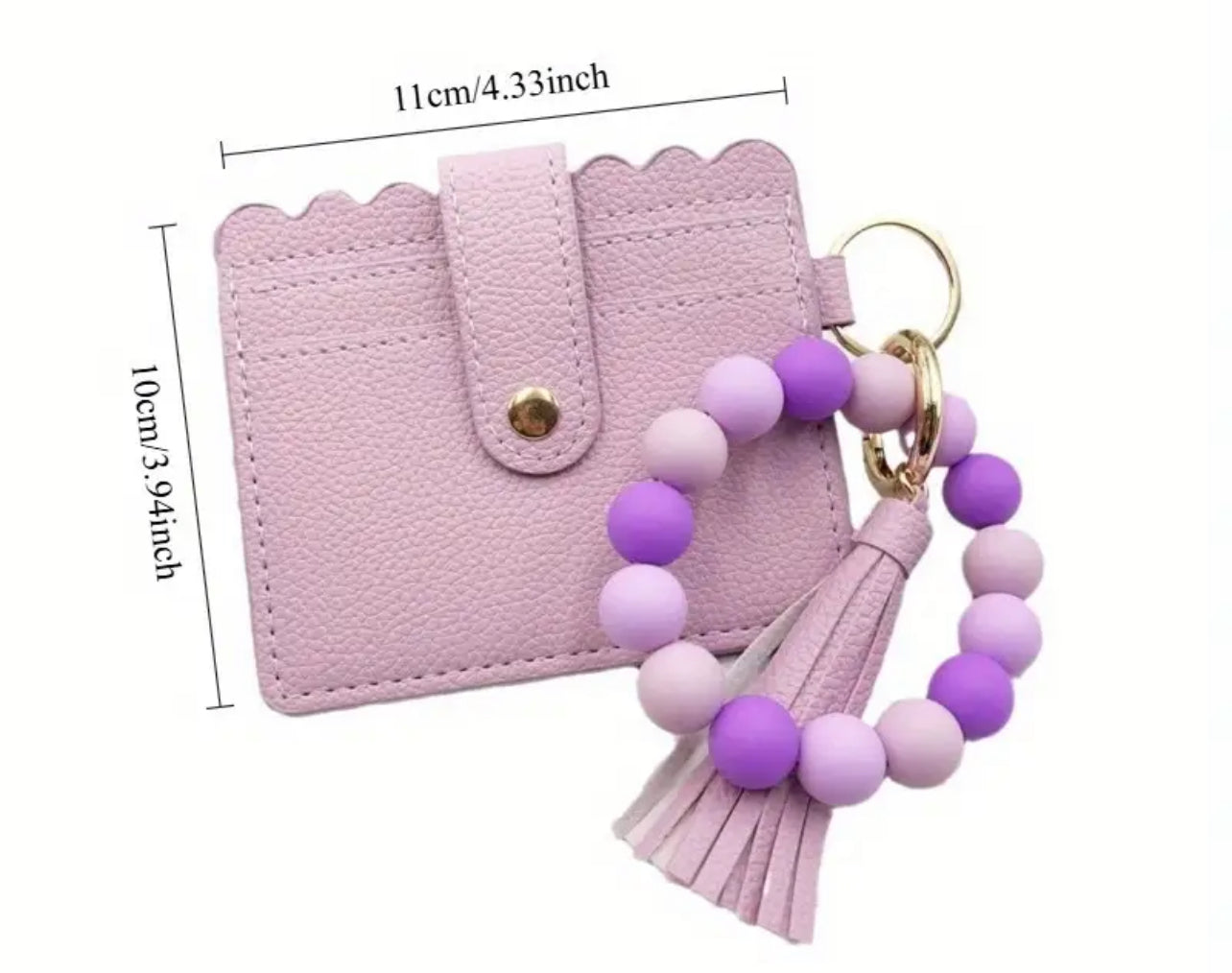 Silicone Wristlet With Wallet