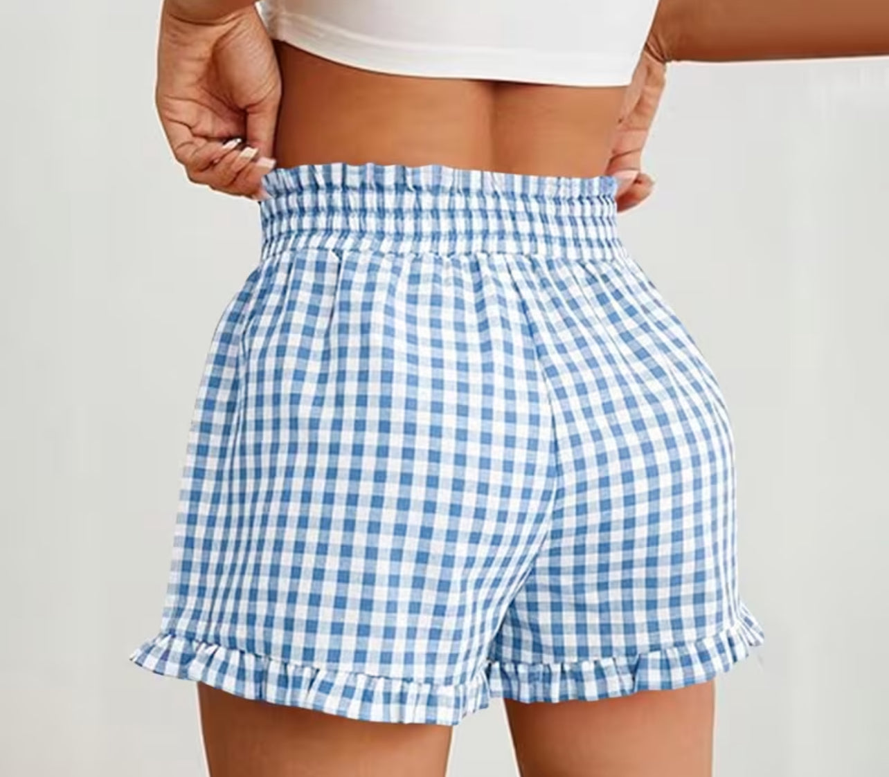 Picnic Plaid Paper Bag Check Short