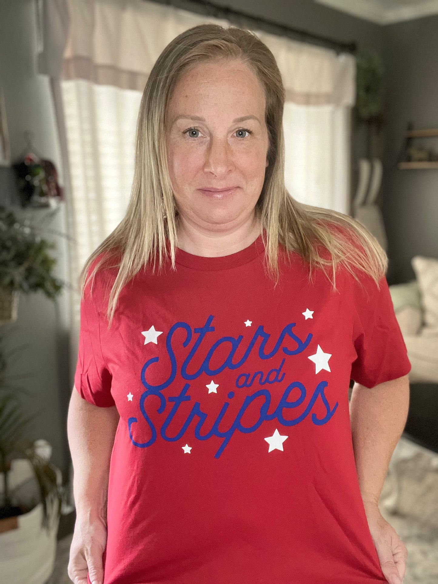 Stars and Stripes Graphic "FINAL SALE"