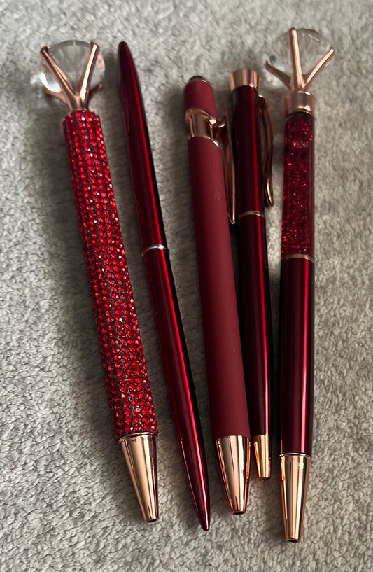 Dorothy’s Ruby Red Pens
