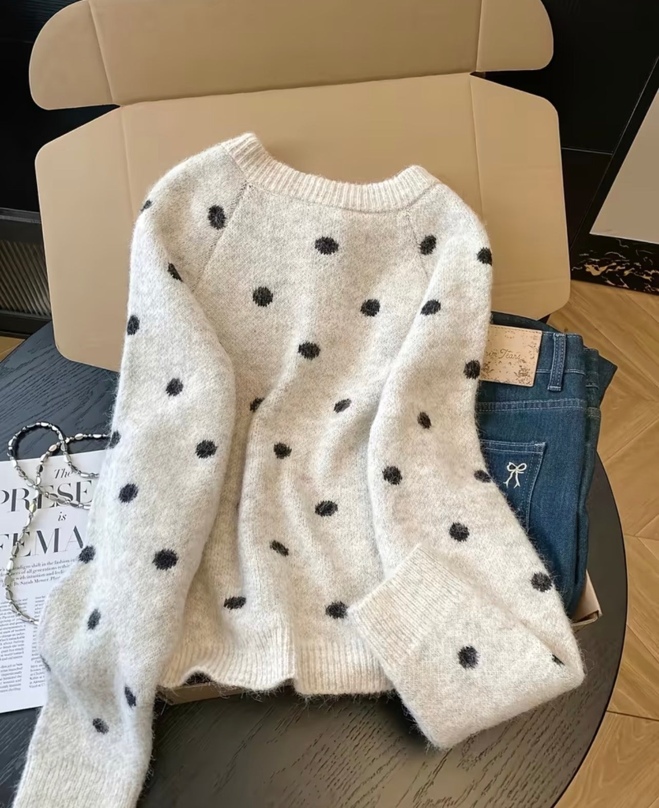 Dot to Dot Sweater