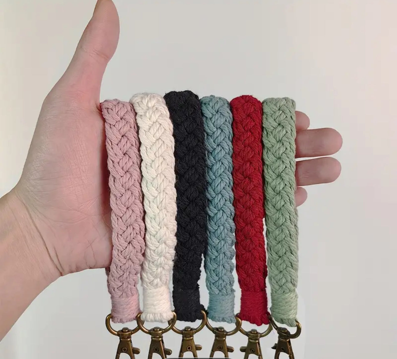 Boho Handwoven Keychain