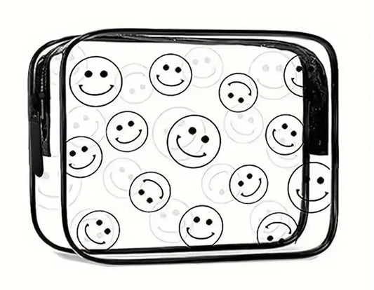 Clear Smiley Travel Bag