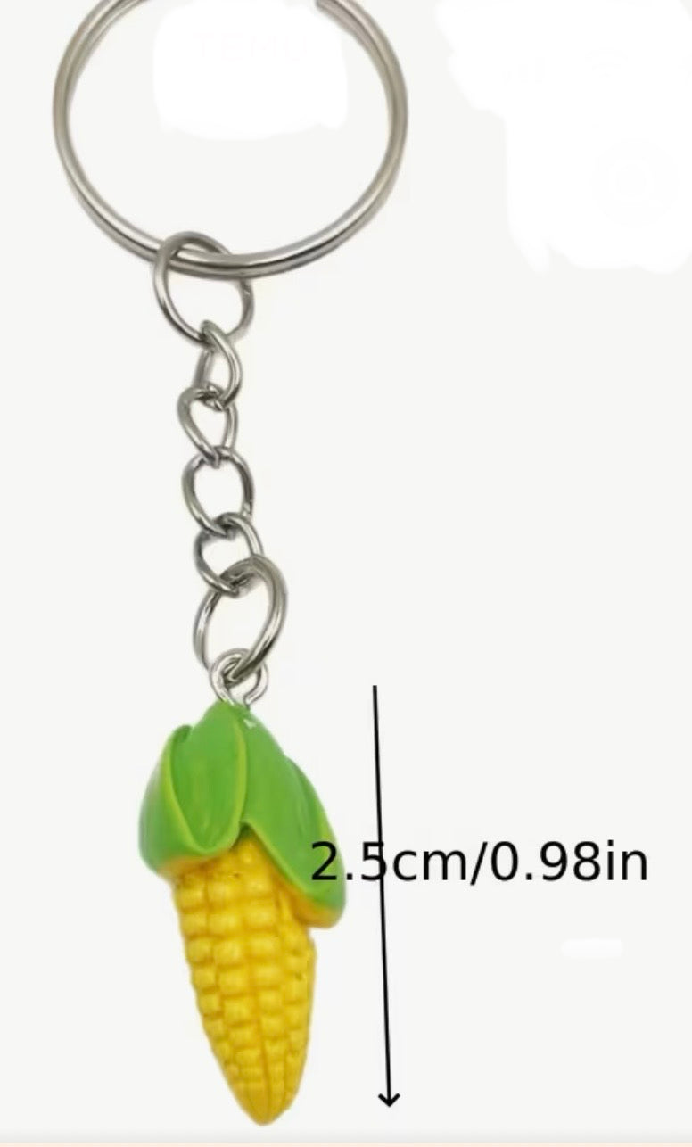 Corn Cob Keychain