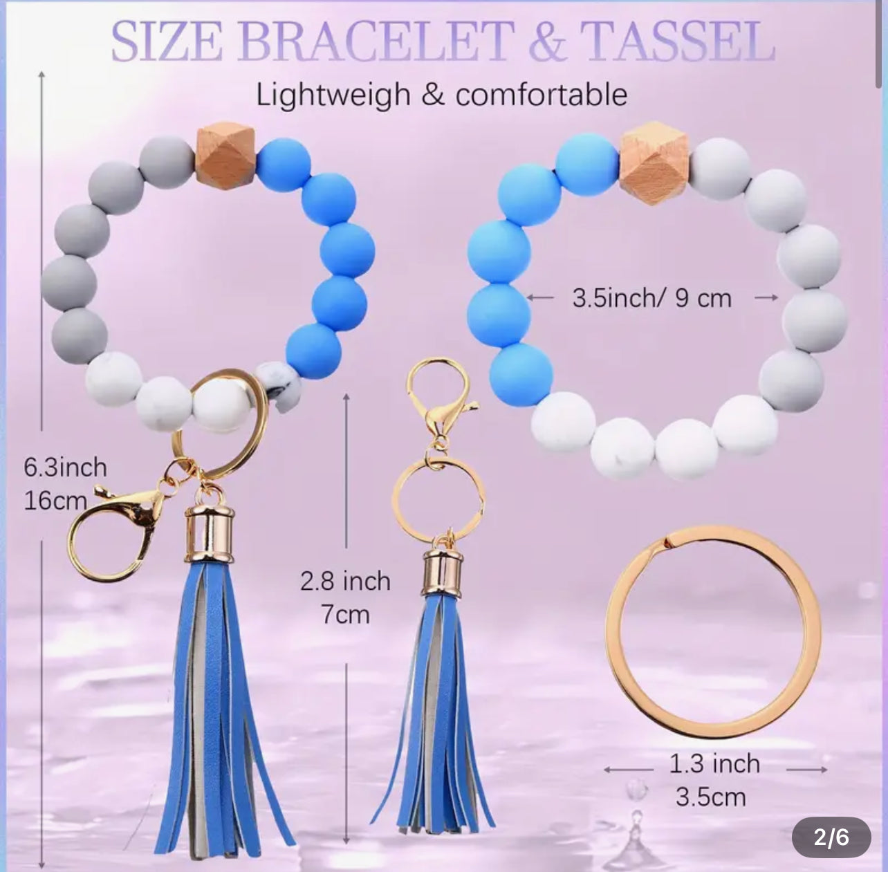 Silicone Bead Wristlet