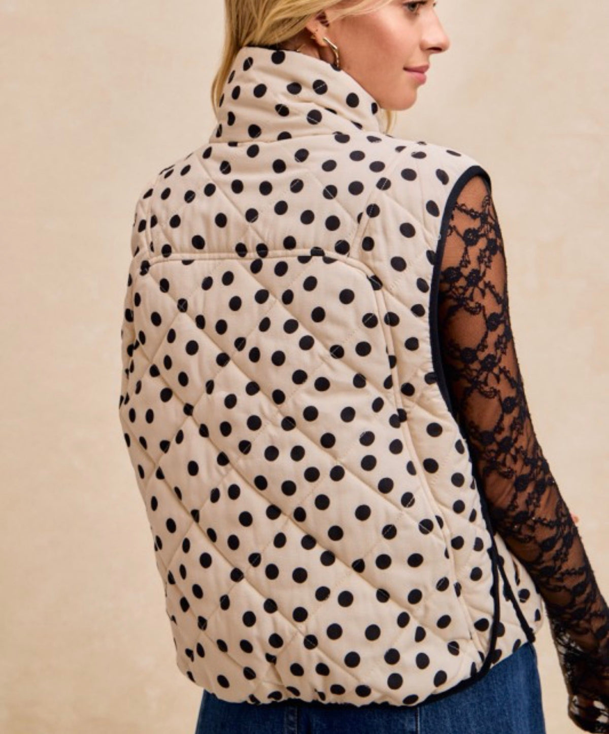 Dot You Average Puffer Vest
