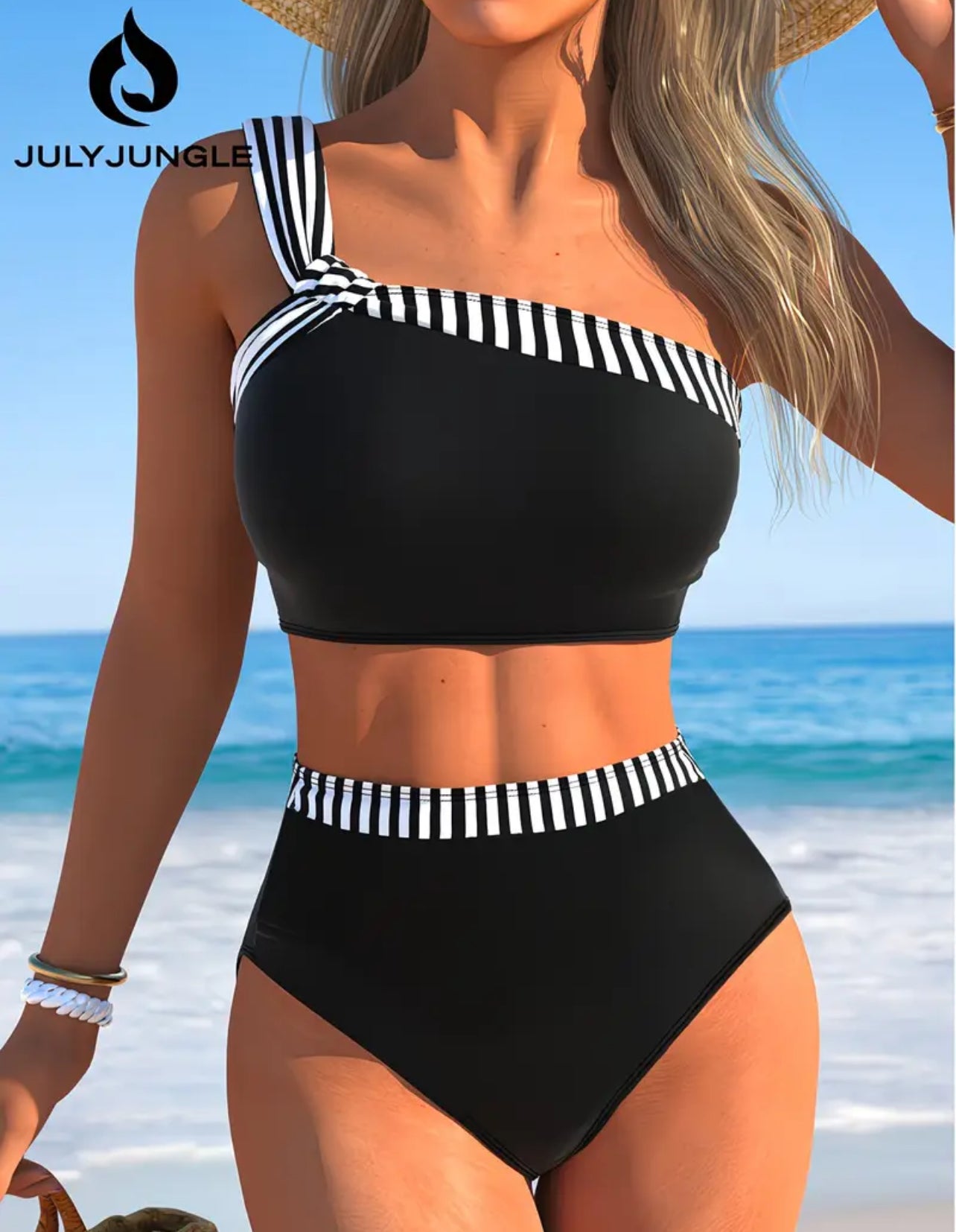 Twist Me Up One Shoulder Bikini