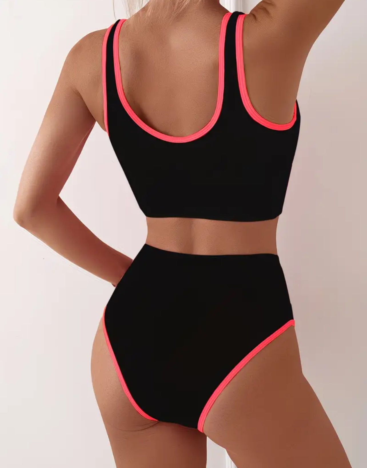 Neon Lights Tankini Bikini