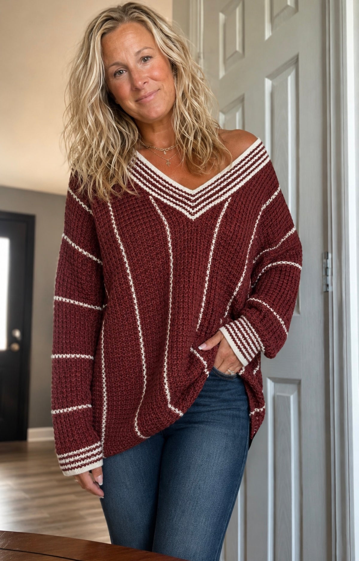 The Cabernet Crush Sweater