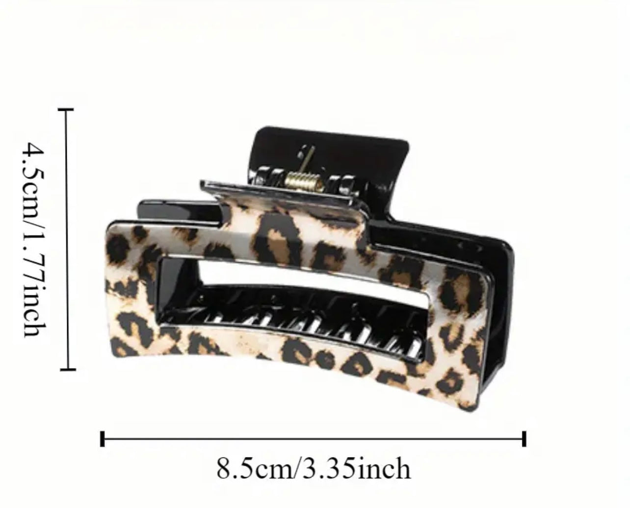 Leopard Print Claw Clip Pack