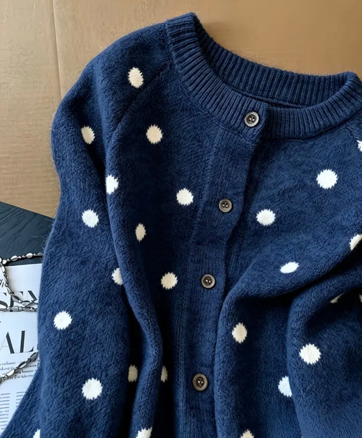 Dot to Dot Sweater Cardigan